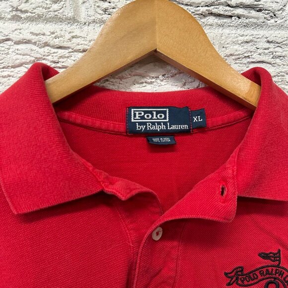 Vintage Polo Ralph Lauren Boat Short Sleeve Collared Shirt XL - Picture 4 of 4